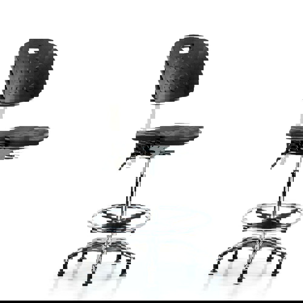 Task Chair: Polyurethane, Black